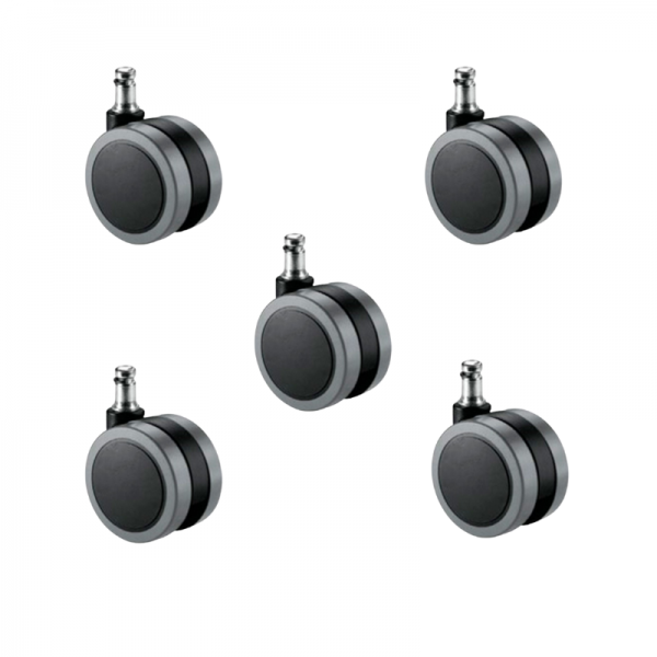 Ruedas nylon 65 mm blanda. Pack 5 uds. Ruedas nylon 65 mm blanda. Pack 5 uds.